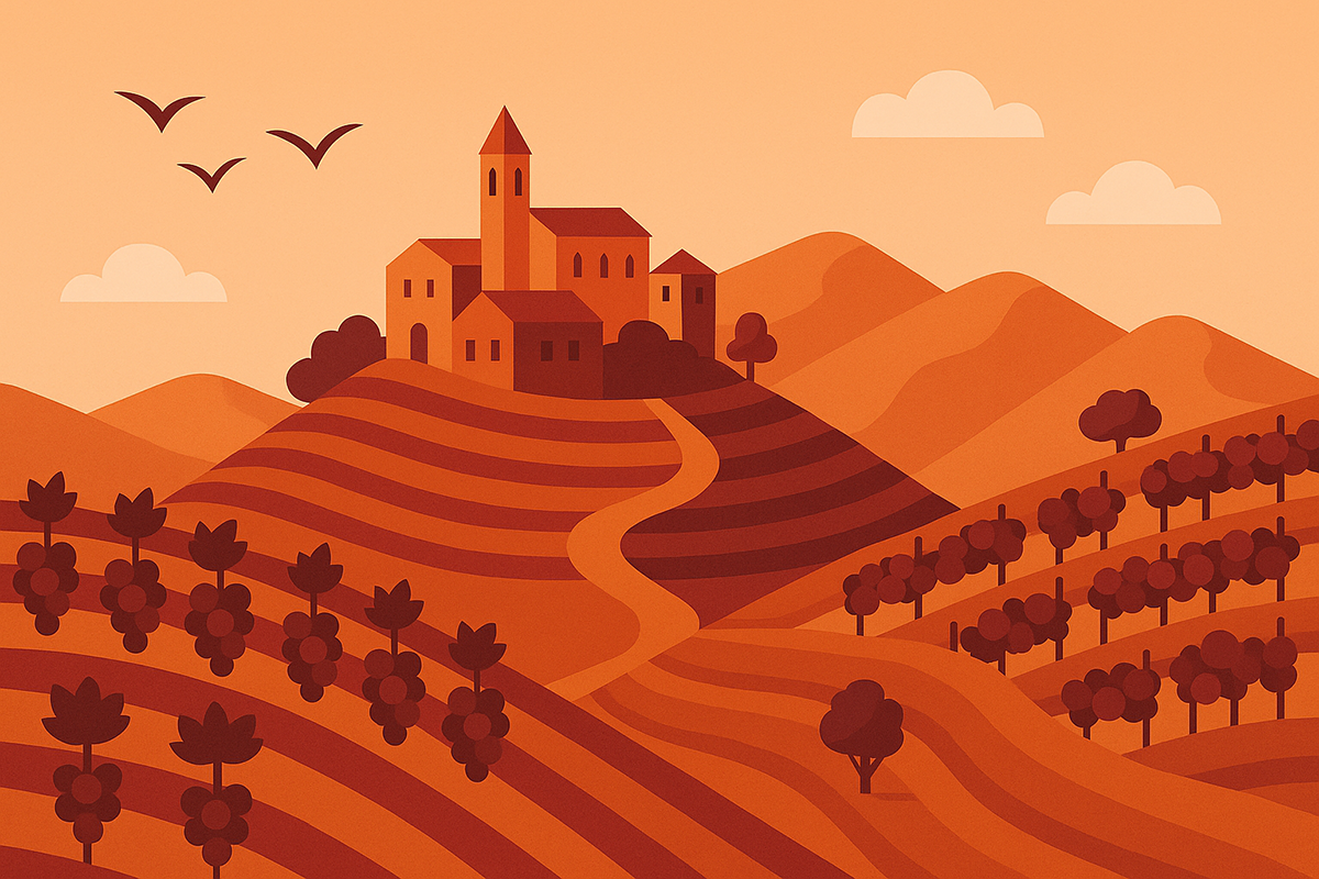 Ilustración de la D.O.Ca. Priorat