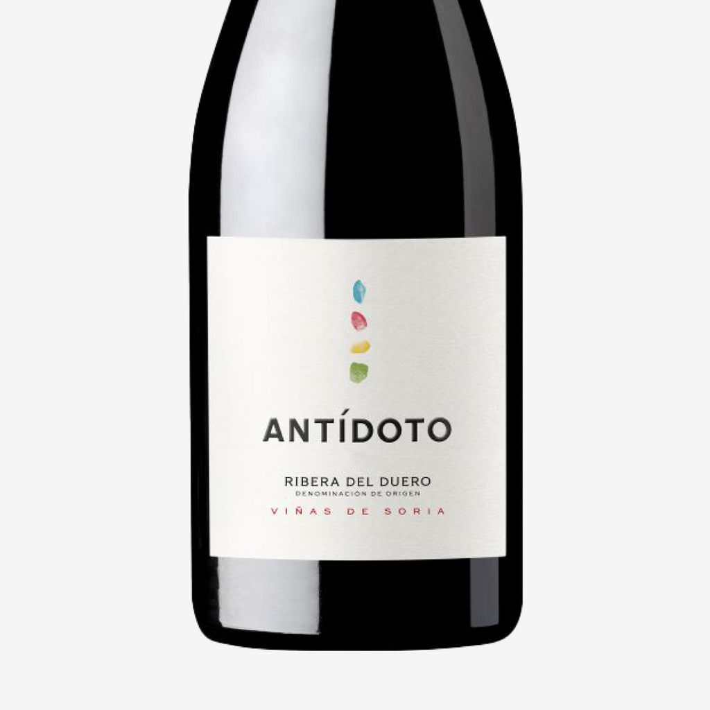 Botella de vino tinto Antídoto de la Ribera del Duero