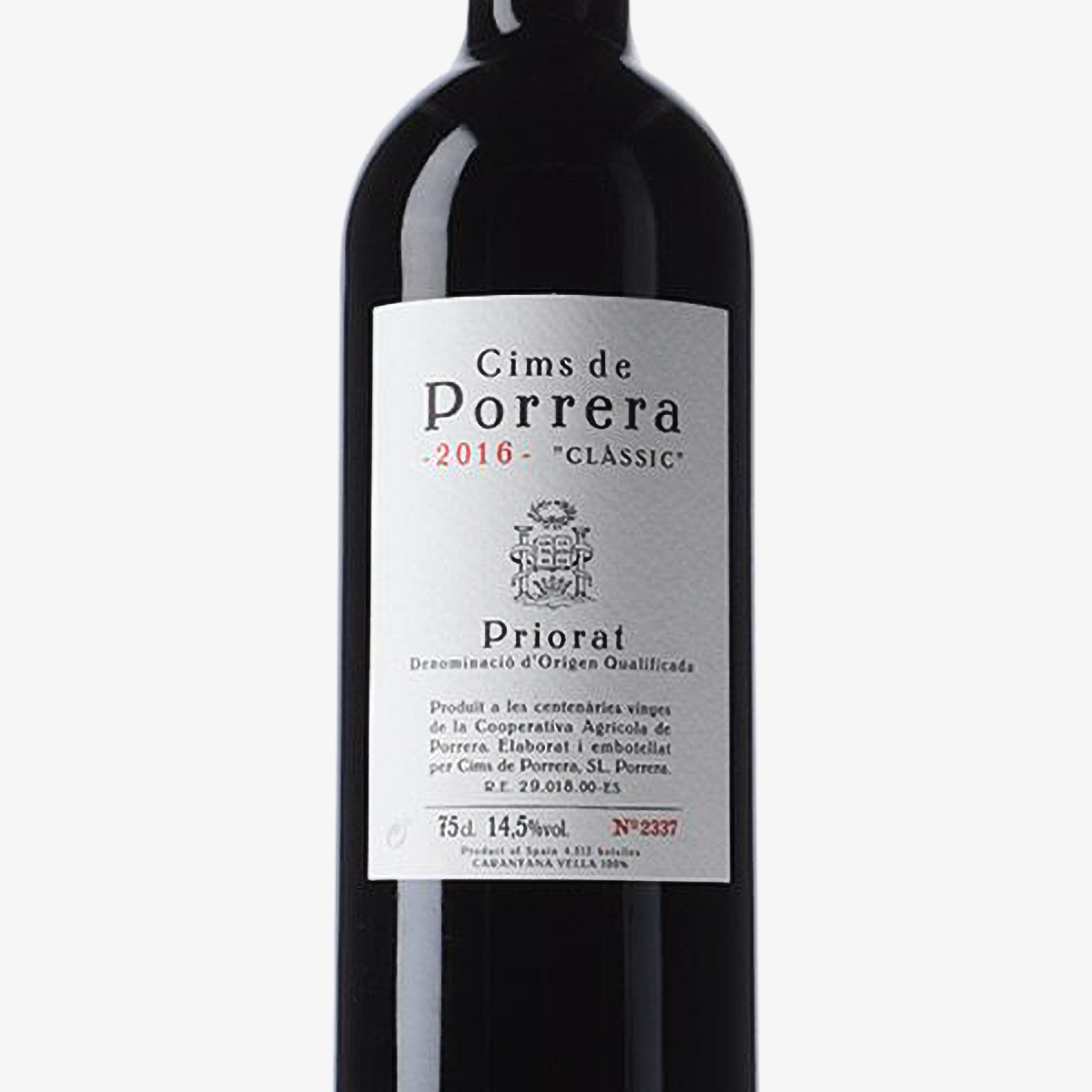 Cims de Porrera “CLÀSSIC” 2016 | D.O.Ca. Priorat