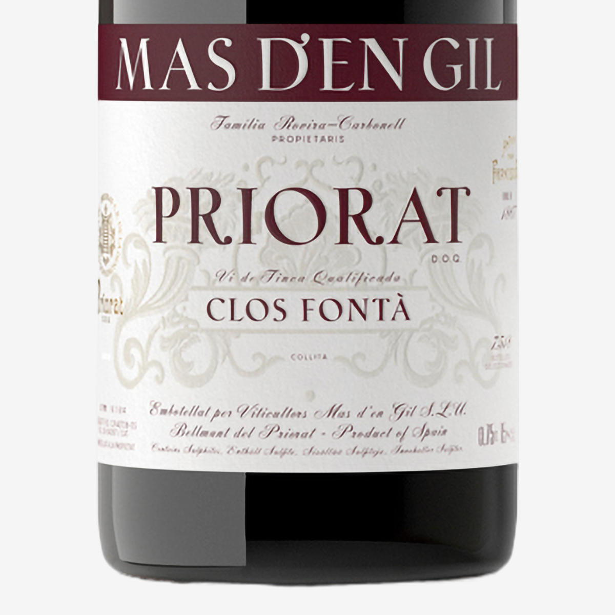 Mas d'En Gil Clos Fontà | D.O.Ca. Priorat