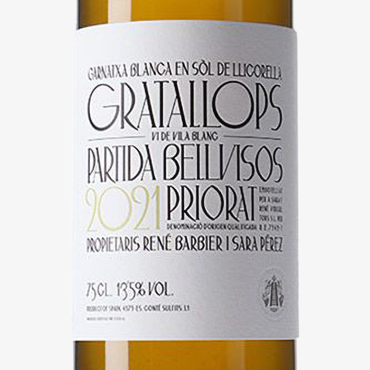 Sara & René Partida Bellvisos Blanc | D.O.Ca. Priorat