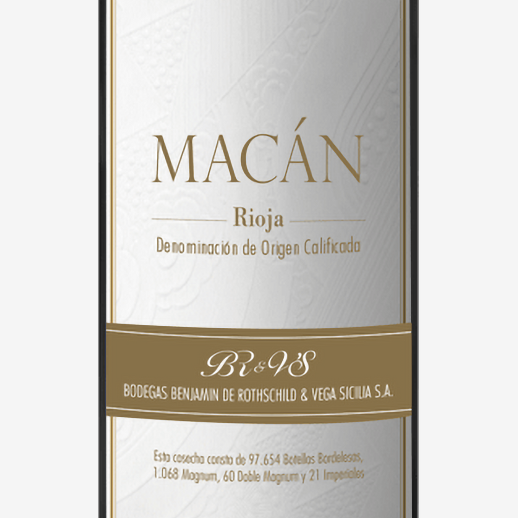 Benjamin Rothschild & Vega Sicilia Macán | D.O.Ca Rioja
