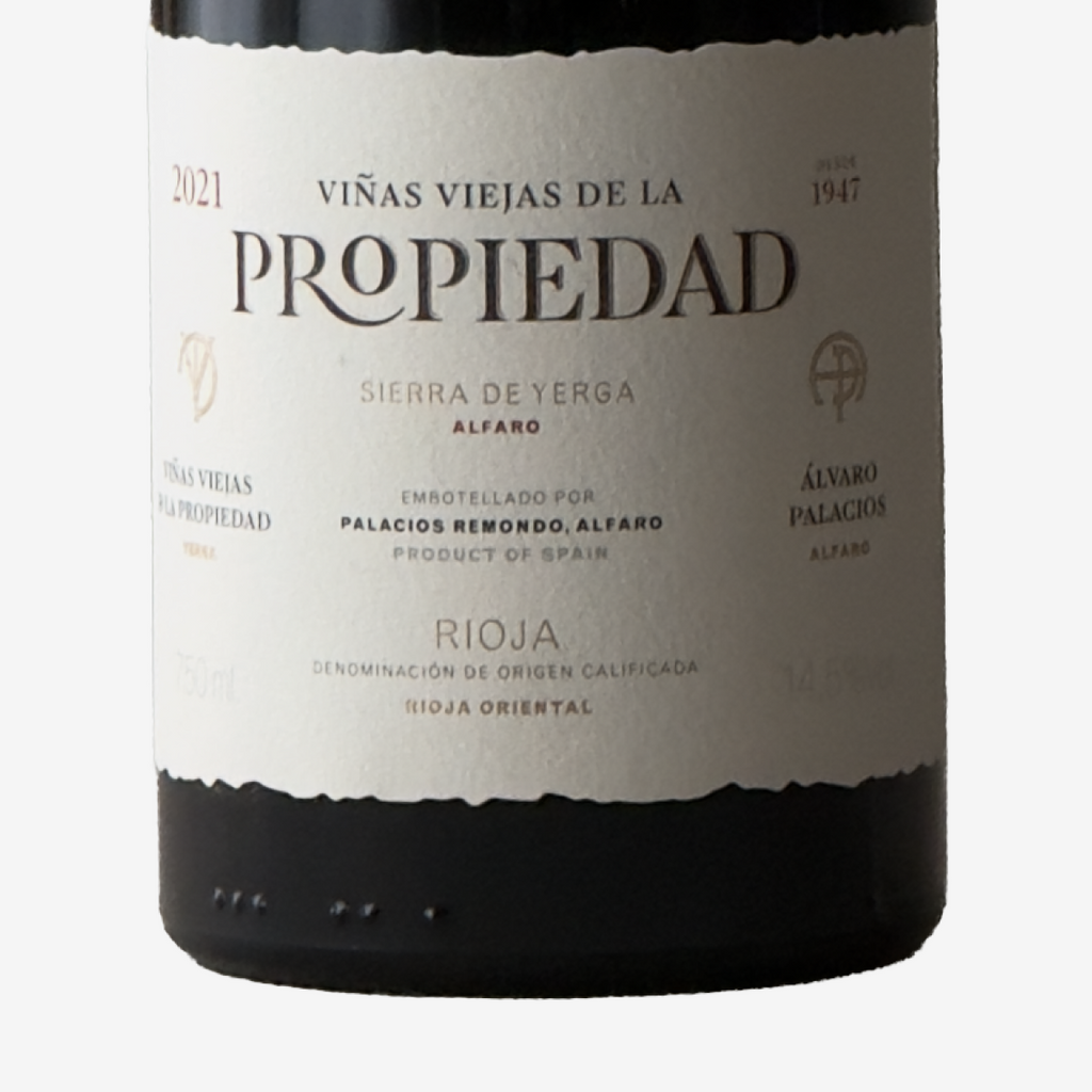 Vino tinto | Palacios Remondo Propiedad 2021 | Rioja Baja