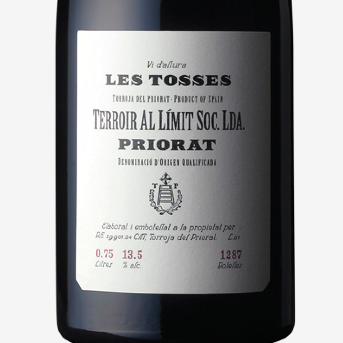 Terroir al Límit Les Tosses 2021 | D.O.Ca. Priorat