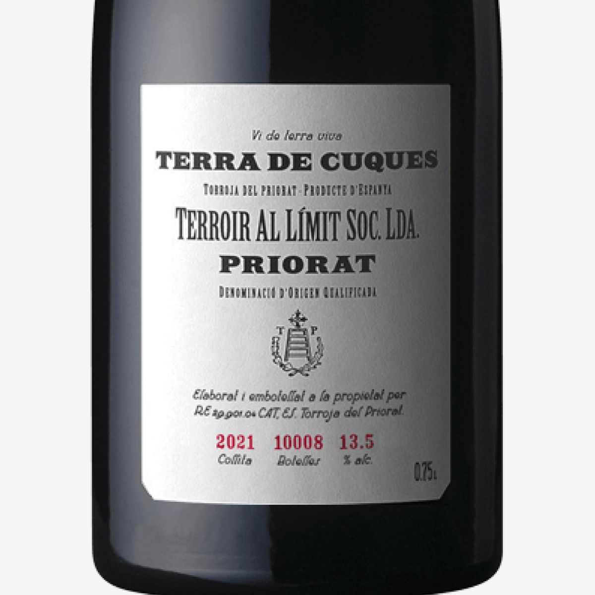 Terroir al Límit Terra de Cuques Negre 2021 | D.O.Ca. Priorat
