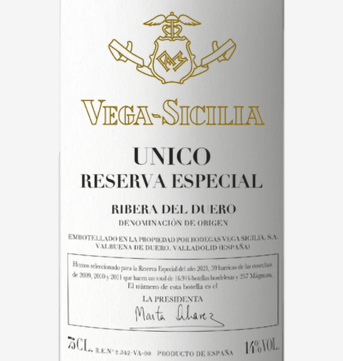 Vega Sicilia Único Reserva Especial | D.O. Ribera del Duero