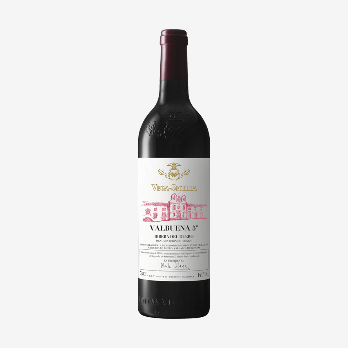Vino tinto | Vega Sicilia Valbuena 5º Año 2016 | Ribera del Duero 