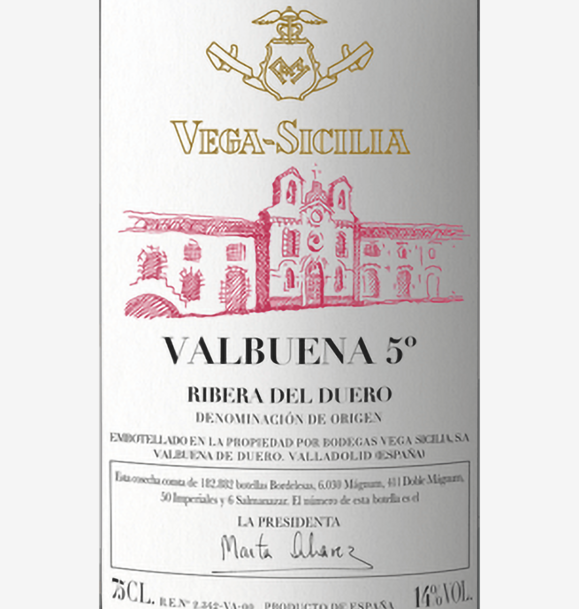 Vega Sicilia Valbuena 5to Año | D.O. Ribera del Duero