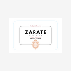 Vino blanco | Etiqueta de botella de  Zárate Albariño 2024 | Rias Baixas